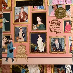 🧩 1000 piece Galison “Herstory Museum” with poster. Like new. Complete.